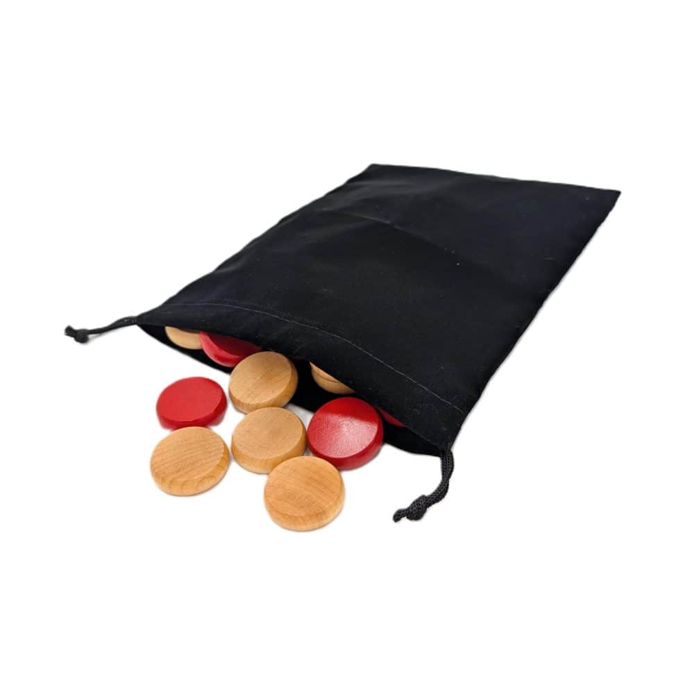 Crokinole button bag