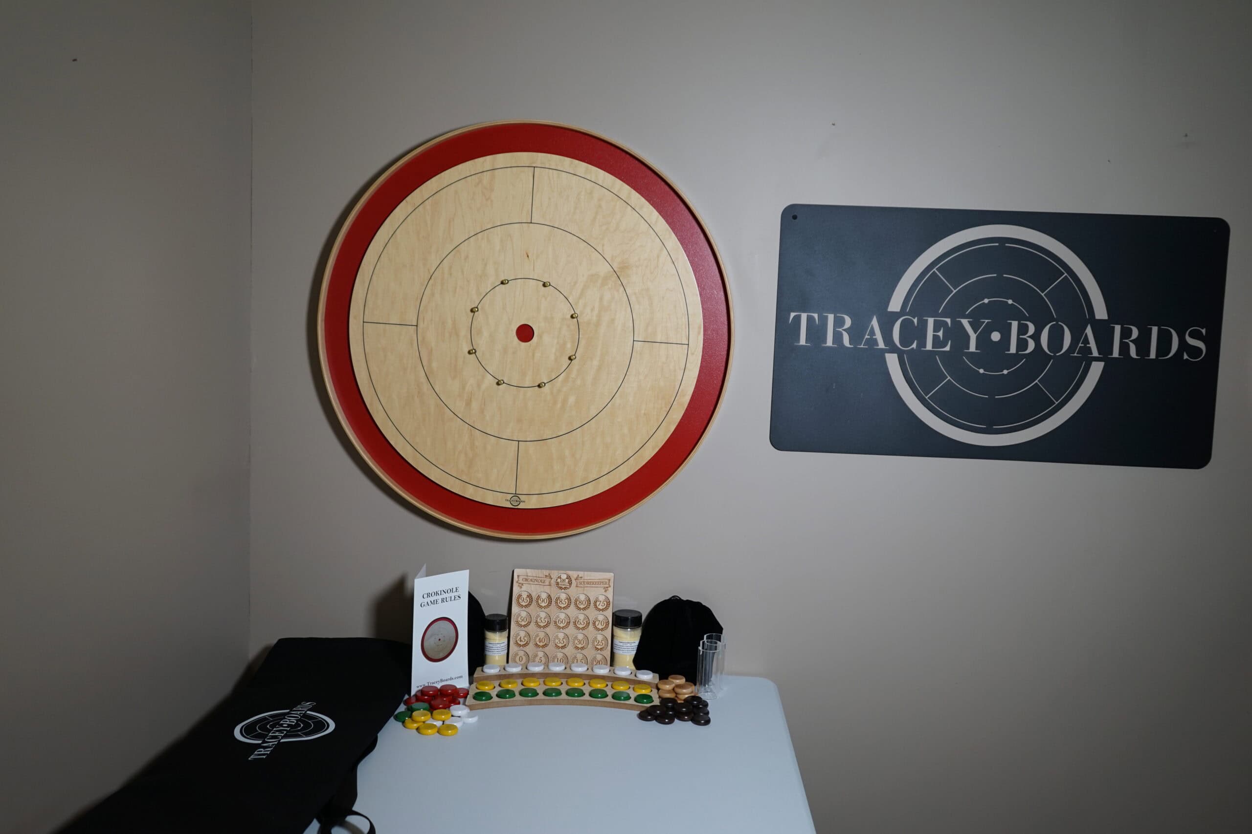 Red Crokinole Board - Ultimate Package - Image 5